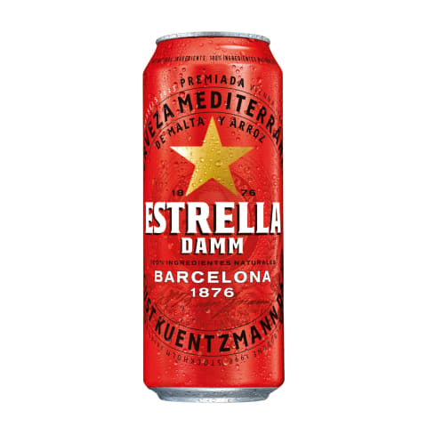 Alu.ESTRELLA Damm Barcelona, 4,6 %, 0,5 l sk.