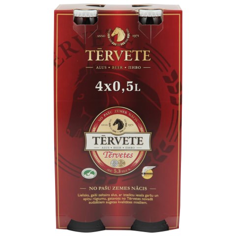 Alus Tērvete 5,3% 4x0,5l