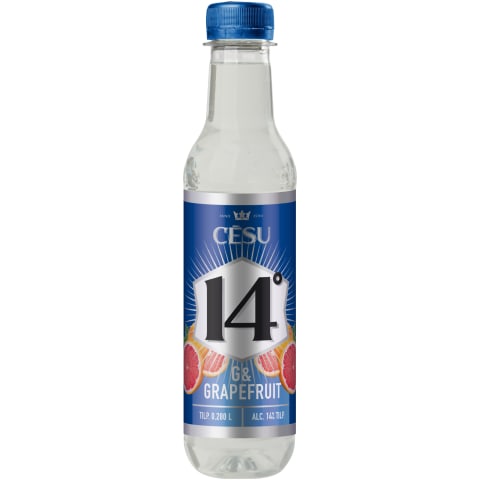 Alk.kokt. Cēsu 14% Gin&Grapefruit 14% 0,28l