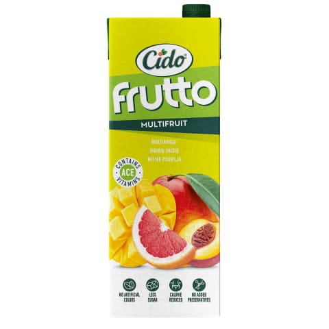 Įv. vaisių sulčių gėrimas CIDO FRUTTO, 1,5l