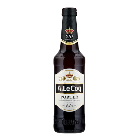 Õlu A.Le Coq Porter 6,5%vol 0,5l pudel