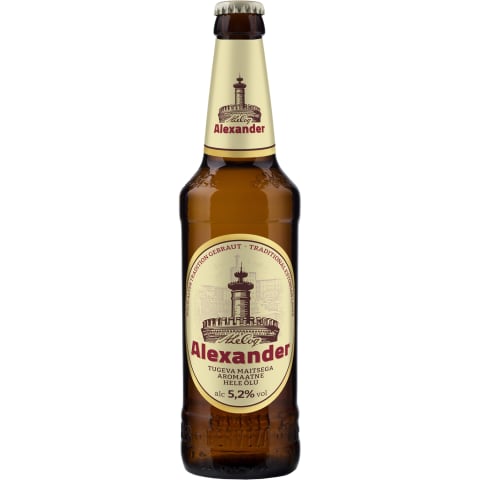 Õlu Alexander 5,2%vol 0,5l pdl