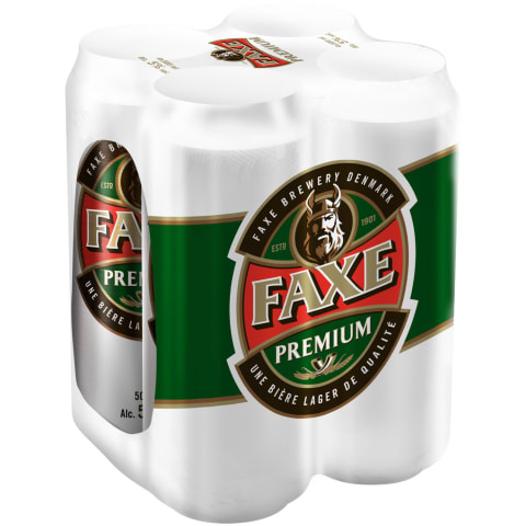 Alus FAXE Premium, 5 %, 4 X 0,5 l