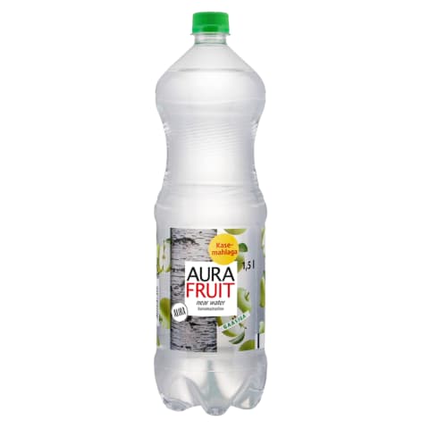 Kergelt gaseeritud maitsevesi Aura Fruit kasemahl-õun 1,5l PET