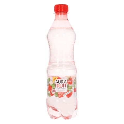 Maitsevesi Maasikas-Basiilik Aura 0,5l