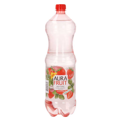 Maitsevesi Maasikas-Basiilik Aura 1,5l