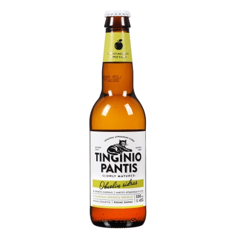 Ob.sk.sidras TINGINIO PANTIS, 4,5 %, 0,33 l