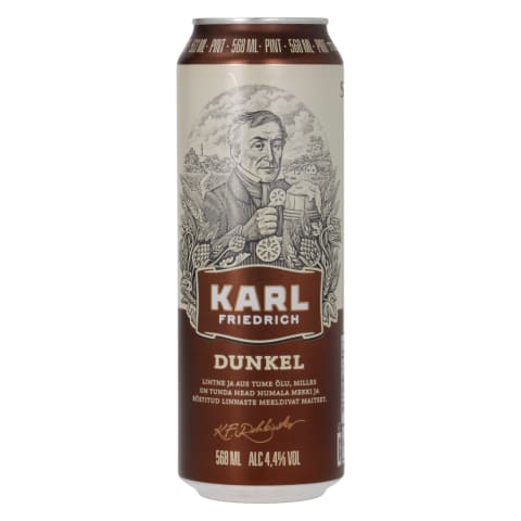 Õlu Karl Friedrich Dunkel 4,4%vol 0,568l