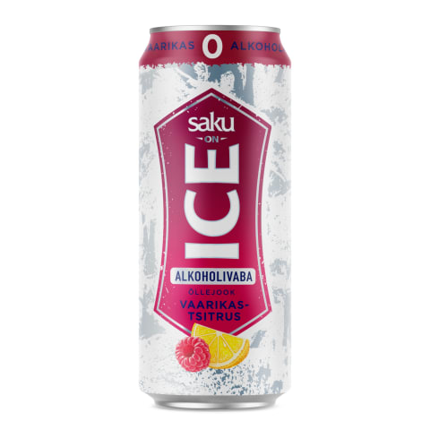 Alk.vaba jook Saku On Ice vaarikas 0,5l
