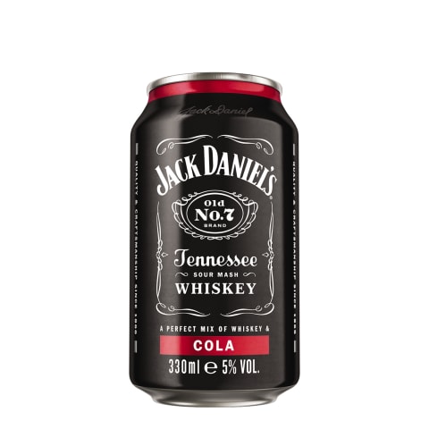 Muu alk.jook Jack Daniel's & Cola 5% 0,33l