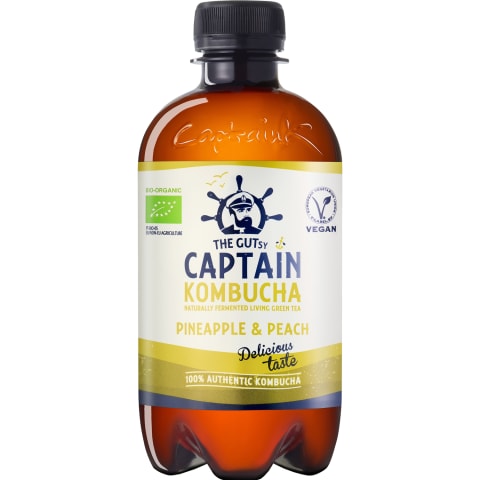 Kombucha jook Captain Kombucha Ananassi 0,4l