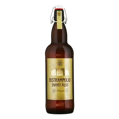 Šviesusis alus BISTRAMPOLIO DVARO, 5%, 1l