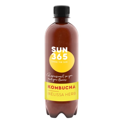 Ek.arb. gėrimas SUN365 KOMBUCHA MELISSA, 0,5l