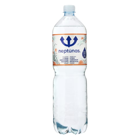 Gazuotas citrusų skonio vanduo NEPTŪNAS, 1,5l