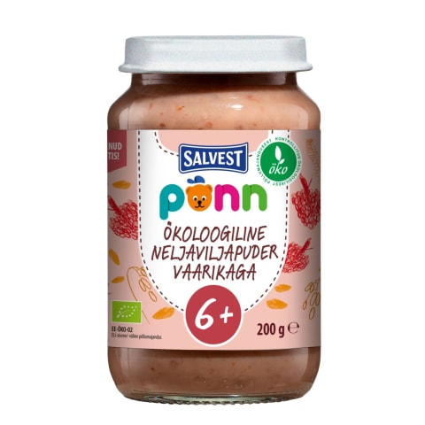 Eko 4 grūdų košė aviet. PONN, 6mėn, 200g