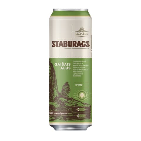 Alus Staburags Gaišais 5,2% 0,568l