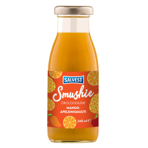 Smushie Öko Mango-apelsinismuuti 240 ml
