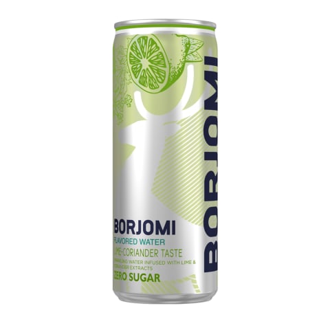 Gas.vesi laimi-korian. Borjomi Fl.Water 0,33l