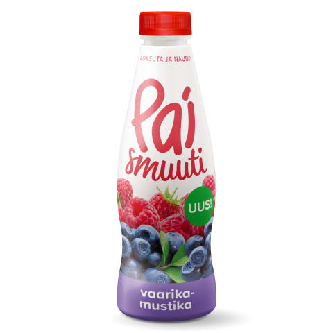 Pai vaarika-mustika smuuti 750ml