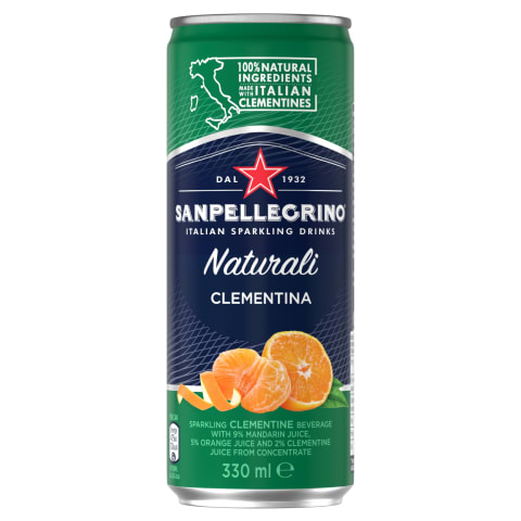 Karastusjook S.Pellegrino Naturali Clementina 0,33l purk