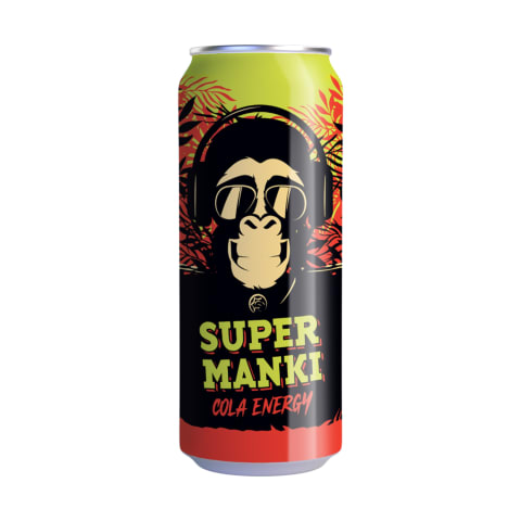 Dzēriens Super Manki Cola gāzēts 0,33l