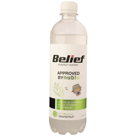 Greibimaitseline energiavesi, BELIEF, 530 ml
