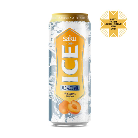 Õllekokteil Saku On Ice Ploom, SAKU, 330 ml purk