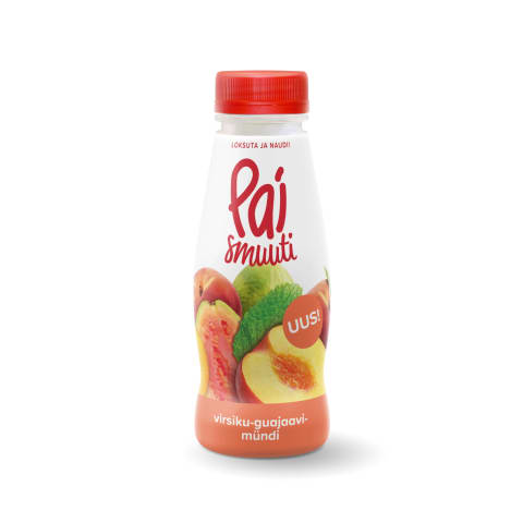 Smuuti Virsiku-guajaavi-mündi, PAI, 280ml