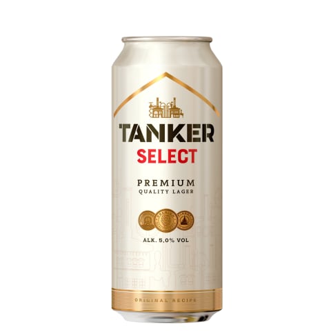 Tanker Select Lager hele õlu 5% vol 0.5L