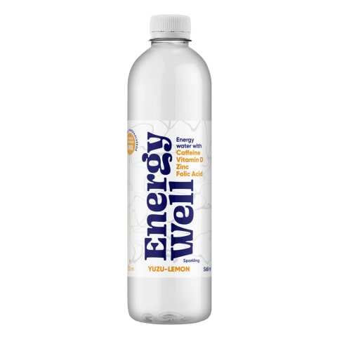 Energiavesi Sidrun-Yuzu, ENERGY WELL, 568 ml