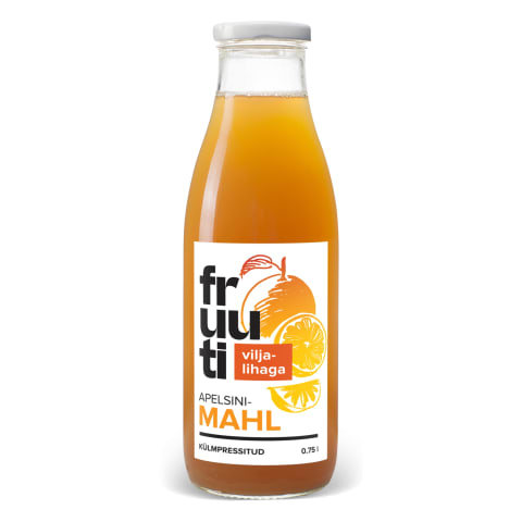 Apelsinimahl viljalihaga, FRUUTI, 750 ml