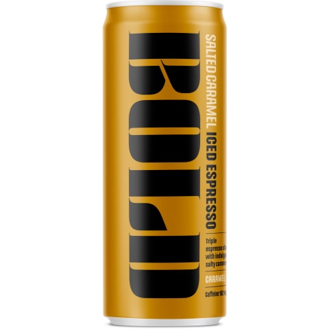 BOLD Kohvijook Salted Caramel Iced Espresso 0,25l (purk)