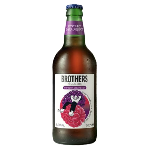 Siider Brothers Raspberry & Blackberry 4%vol 0,5l pudel