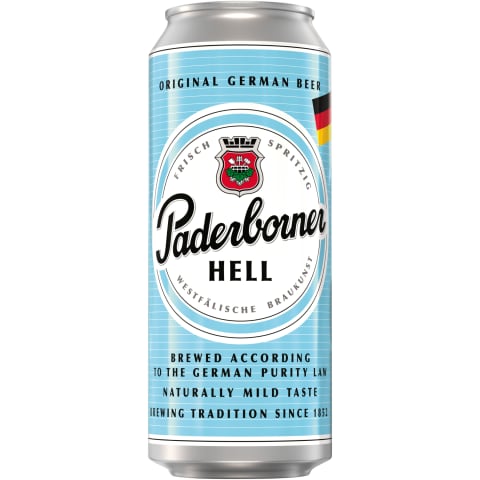 Õlu Paderborner Hell 5,1%vol 0,5l