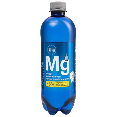 Vesi Aura Mg gaasiga 0.5l