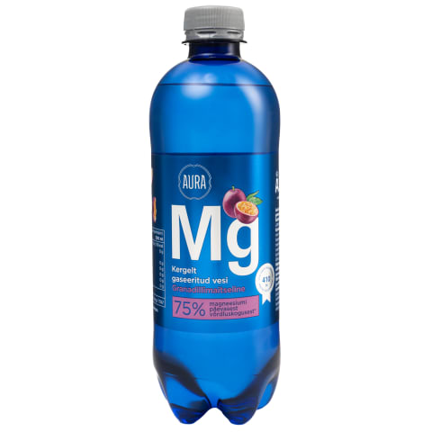 Vesi Aura Mg gaasiga granadilli 0.5l