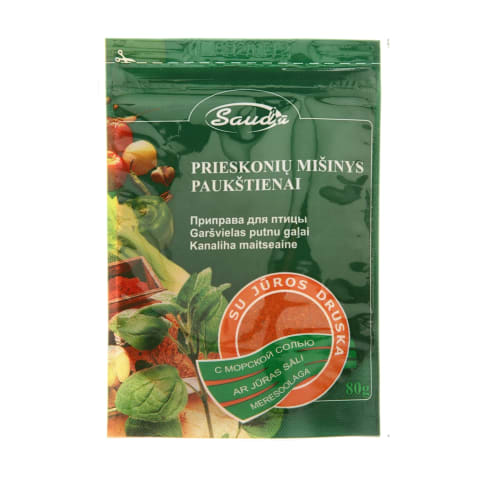 Paukštienos prieskonių mišinys SAUDA, 80g