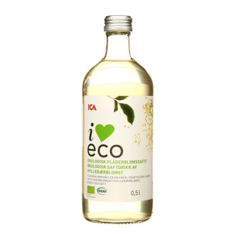 Ekol. šeivam. žiedų sirupas I LOVE ECO, 0,5 l