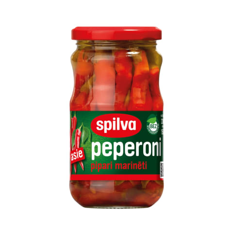 Marinēti pipari Spilva peperoni asie 330/150g