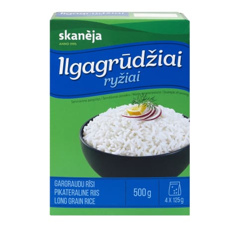 Ilgagrūdžiai ryžiai SKANĖJA, 500 g