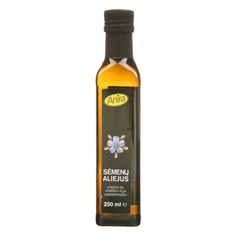 Sėmenų aliejus ANIRA, 250ml