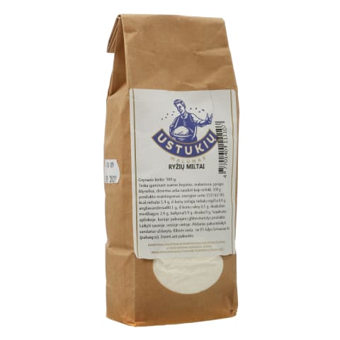 Ryžių miltai USTUKIŲ MALŪNAS, 500g