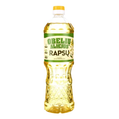 OBELIŲ rapsų aliejus, 0,9 l