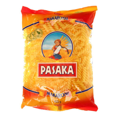 Makaronai PASAKA, sraigteliai, 400 g