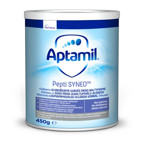 Piena maisījums Aptamil Pepti Syneo 0M+ 450g
