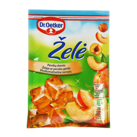 Persikų skonio želė DR.OETKER, 77g