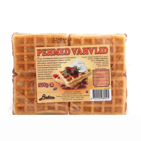 Vahvlid pehmed Pralinee 250g