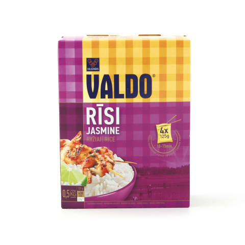 Rīsi Valdo jasmīnu 4x125g