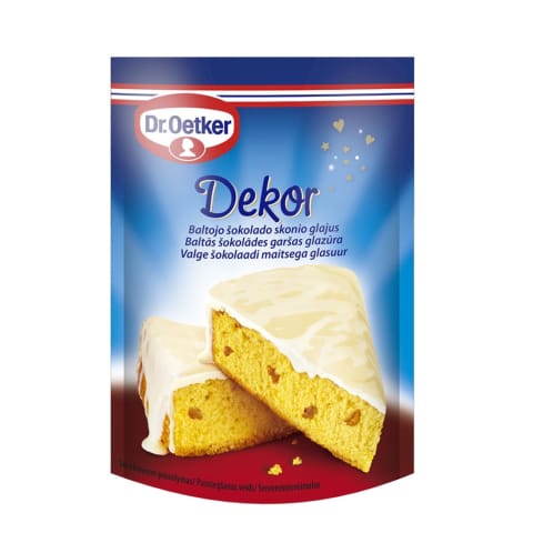 Glazūra Dr.Oetker baltās šokolādes 100g