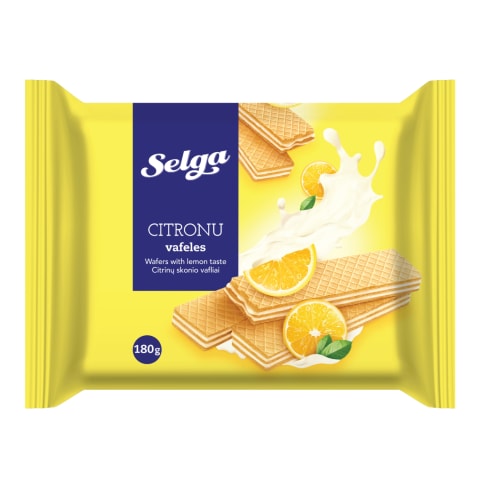 Vafeles Selga ar citronu garšu 180g